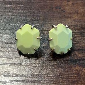 Kendra Scott neon yellow Morgan stud earrings